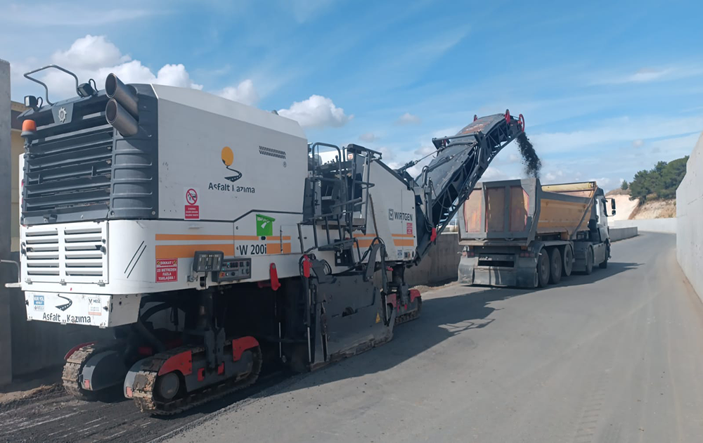 Fabrika Sahaları Asfalt Uygulama
